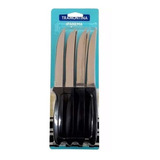 Cuchillo Tramontina Ipanema Negro Super Reforzado Set X12