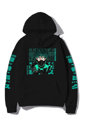 Moletom Blusa Boku No Hero Deku World Mission Anime Ref142