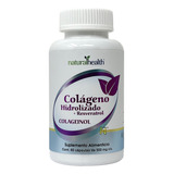 Natural Health Colgeno Hidrolizado + Resveratrol 60 Capsulas De 500 Mg Sabor Sin Sabor