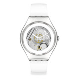 Reloj De Cuarzo Blanco Biosourced Swatch Gent Irony Blanc