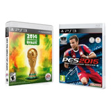 Fifa World Cup Brazil 2014 + Pes 2015 - Ps3 - Fisico 