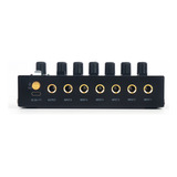 Mezclador De Audio Mixer Mini Bass Para Extensión De Línea D