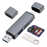 Adaptador Tipo C A Usb Y Lector De Micro Sd-tipo C A Usb