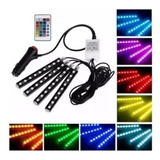 Tiras Luz Led Para Interior De Auto Tunning Con Control