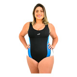 Maiô Plus Size Hidroginástica Hammerhead Resistente Ao Cloro