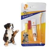 Set Limpieza Dental Perros Pasta Dental + Cepillos Mascotas 