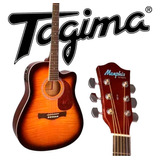 Violão Tagima Memphis Md 18 Para Destros Tabbaco Burst 