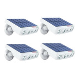 Luminario Solar Led Comercial, Mxrsi-004, 4pzas, 4led 5v 1.