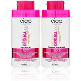 Kit Shampoo Condicionador Eico 450ml Deslisa