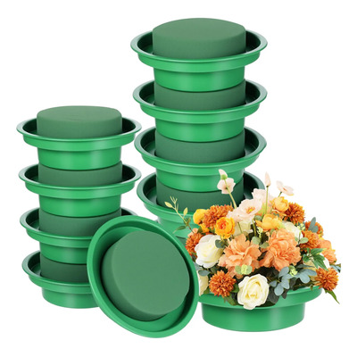 8 Kit De Arreglo De Flores Tazón Espuma Floral Base Espuma