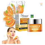 Crema Facial De Vitamina C Con Ácido Hialurónico Antiarrugas