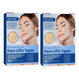 2×parche Lifting Facial Invisible For Encoger Y Estirar La