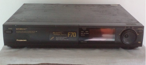 Vídeo Cassete Recorder Panasonic Modelo Nv-f70 Sem Funcionar