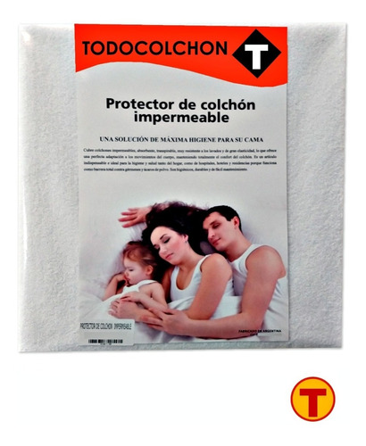 Cubre Colchon Impermeable Cuna Toalla Y Pvc 120x60 Todocolch