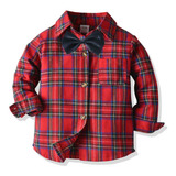 Camisa De Vestir Para Niños Camisa De Cuadros Rojos Camisa D