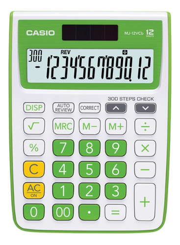 Calculadora Casio Mj12vcbgn 300 Pasos Somos  Tienda