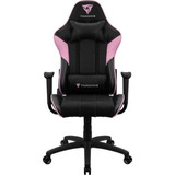 Cadeira Gamer Ec3 Thunderx3 Com Almofadas Pescoço/lombar Cor Rosa Material Do Estofamento Couro Sintético