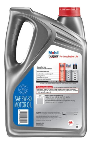 Aceite Sintetico Mobil Super 5000 5w30 4.73l 