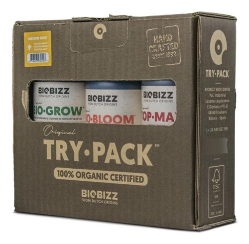 Trypack Indoor 250ml C/u - Biobizz