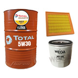 Cambio Aceite Total 5w30 4l + Kit Filtro Vw Golf Vii 1.4 Tsi