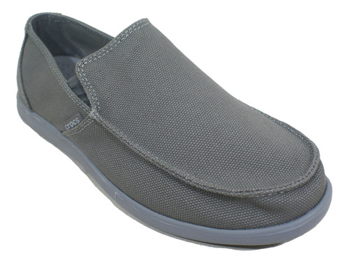 Mocasin Crocs Santa Cruz Clean Cut Loafer Gris  Hombre Depor