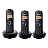 Teléfono Panasonic Kx-tgb210 Inalámbrico Color Negro - Trio 