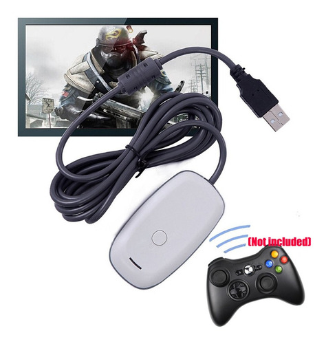 Gamepad Inalámbrico Pc Adapt Para Xbox 360 Usb Receptor