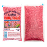 Cascalho Colorido Vermelho 1kg Nº02 Atóxico P/ Aquários