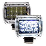 Par Faros 12 Led Dually Auxiliar Fijo Estrobo Ojo Ángel