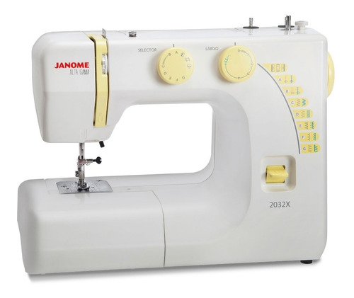 Combo Para Mama Janome Costura 2032x + Overlock 8110dx Color Blanco