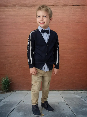 Pantalon Cargo Gabardina Mini Niño Mayoral