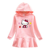 Hellokitty Vestidos De Los Niños Sudadera Princesa Linda