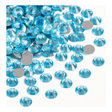 5pack X 1440 Pedreria Cristal Para Uñas Decoración Ss10-12 Color Aguamarina X 5pack Ss12-3.0mm-3.2mm