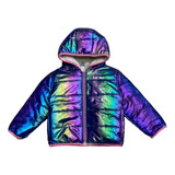 Campera Puffer Colegial Corderito Abrigo Niño Premium 4 A 12