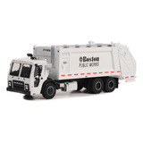 2020 Mack Lr Camion De Basura Boston Public 1:64 Greenlight