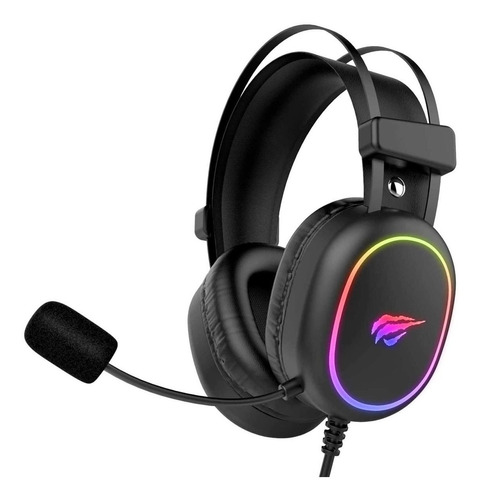 Auriculares Gamer Iluminacion Rgb Led Cable Usb 3.5mm Gtia