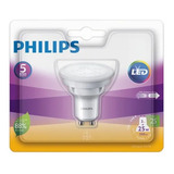 Lâmpada Led Dicroica 3w 2700k Gu-10 Philips 100/240w Cor Da Luz Branco-quente