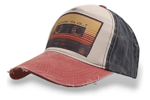 Gorra Trucker Custom Regulable Jean Vintage Cassette 90`s