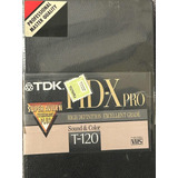 Cassette De Vídeo Vhs Tdk Hd-x Pro (nuevo)