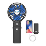 Handfan 5200mah Ventilador De Mano Portátil Con Banco De Ene