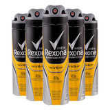 Kit Com 5 Desodorante Aerosol Rexona Men Motionsense V8 90g