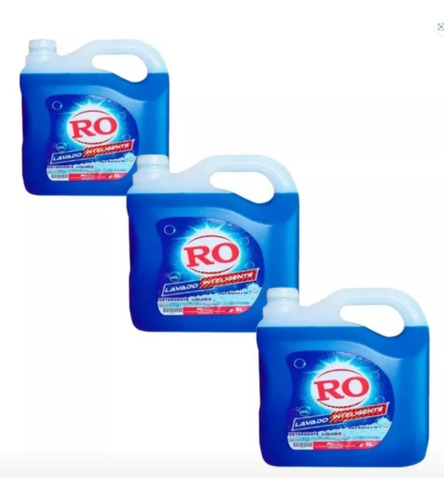 Pack X 3 Detergentes Ro 5 Lts 