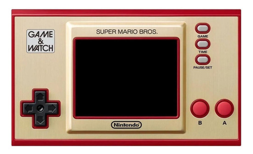 Nintendo Game & Watch Super Mario Bros. Color  Rojo Y Dorado