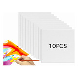 10pcs Lienzo Artístico Para Pintar Acrílico Óleo 20*20cm