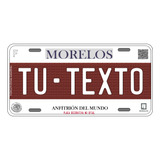 Placas Para Auto Personalizadas Morelos 2023