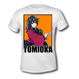 Playera Kimetsu No Yaiba Tomioka Fondo Naranja Camiseta