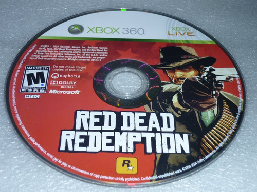 Red Dead Redemption Xbox360 One Retro Original Usado 