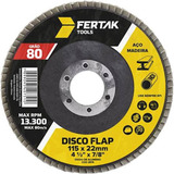 10 Discos De Lixa Flap Disc 4.1/2 - Grão 80