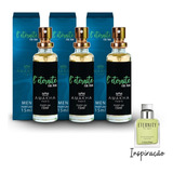 Kit 3 Perfumes L Eternite Men 15ml Amakha Paris