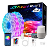 Cozylady Tira De Luces Led Wi-fi De 65.6 Pies, Tiras De Luz 